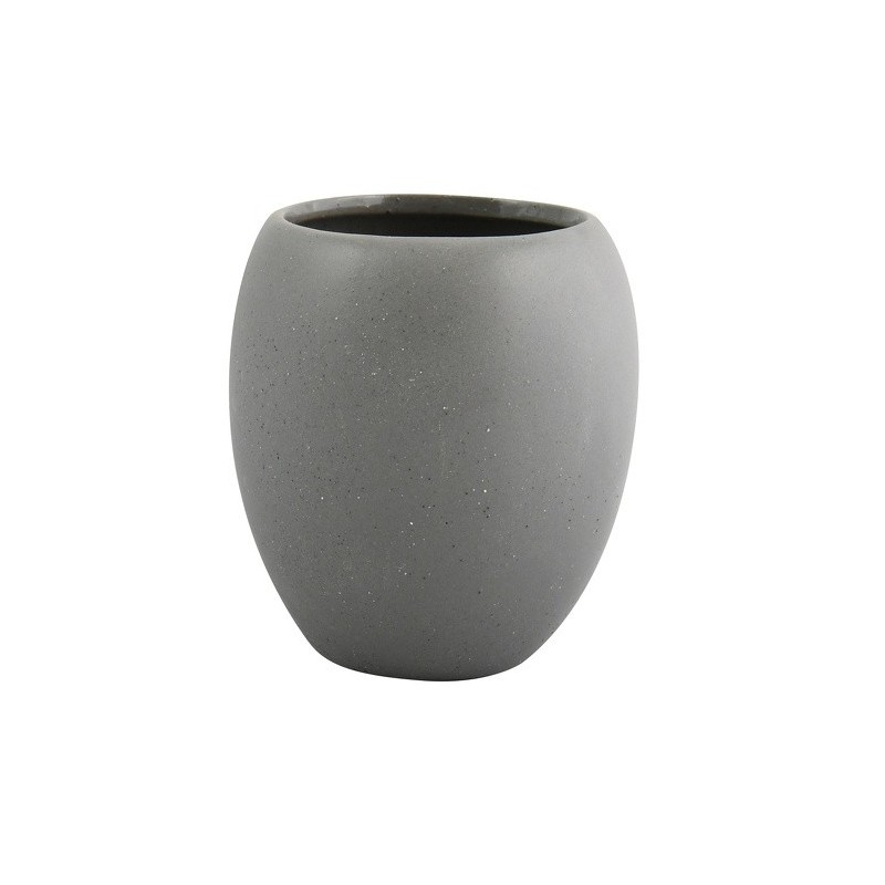 Gobelet Céramique BALI Gris aspect pierre MSV