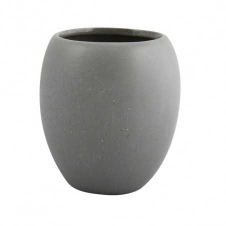 Bicchiere in ceramica BALI Grigio Effetto Pietra MSV
