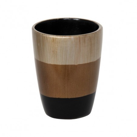 BAMAKO Polyresin Cup Black Beige Brown MSV