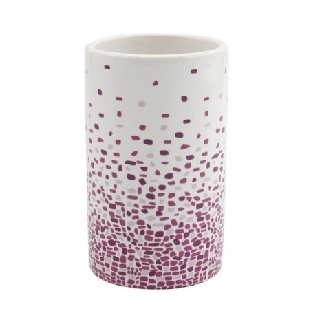 Ceramic tumbler BREST Fuchsia MSV
