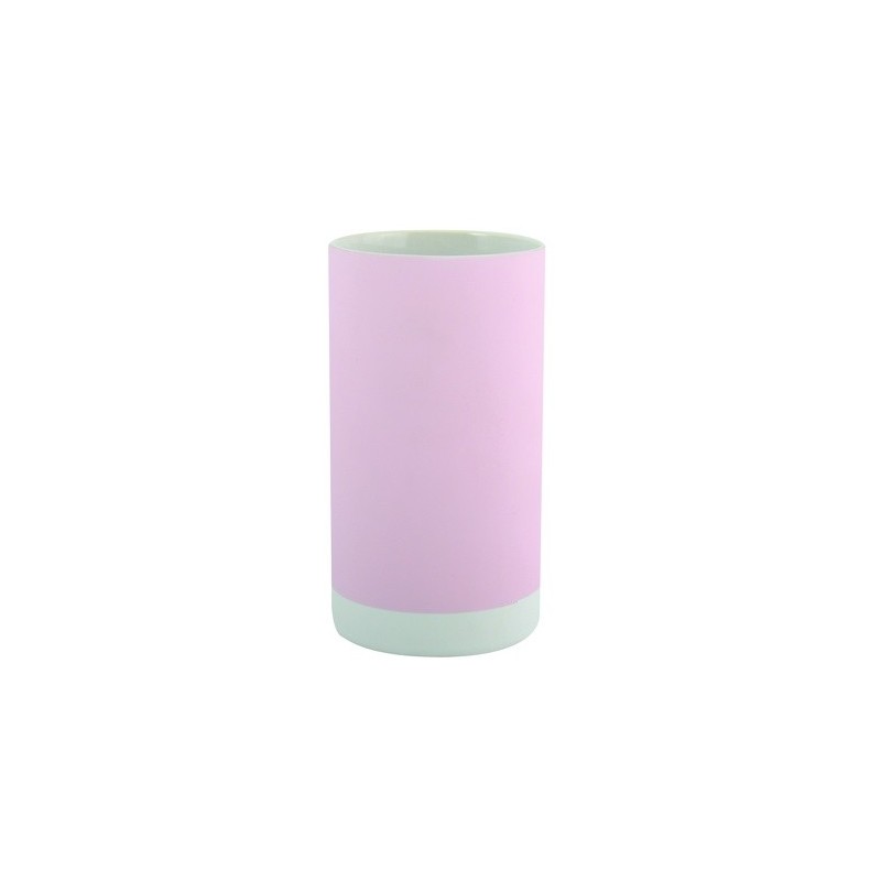 spirella Gobelet céramique CAGLIARI Rose pastel MSV