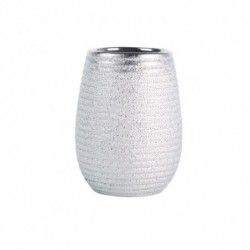 Vaso Cerámica OMAN Plata MSV