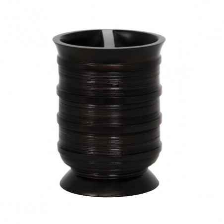 Vaso de poliresina DAKAR Negro MSV