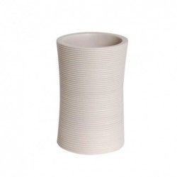 Vaso de poliresina JAIPUR Beige MSV