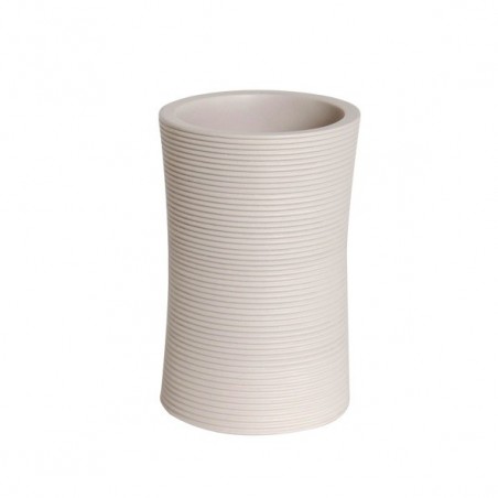 Vaso de poliresina JAIPUR Beige MSV