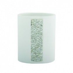 Vaso Poliresina LUANDA Blanco MSV