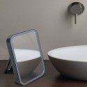 Specchio con Luce Led ANIA Nero Opaco MSV