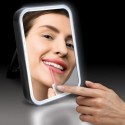 Specchio con Luce Led ANIA Nero Opaco MSV