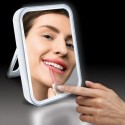 Miroir Lumineux à  Led ANIA Blanc mat MSV