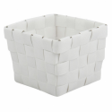 Panier de rangement 10x10x7,5cm Blanc MSV