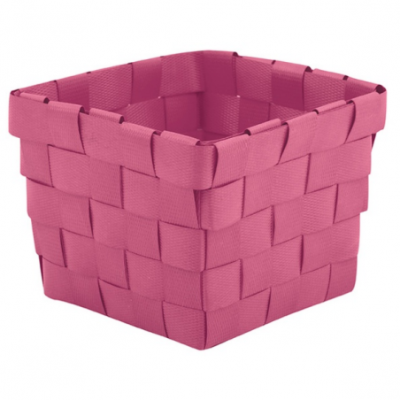 Panier de rangement 10x10x7,5cm Fuschia MSV