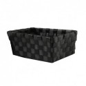 Panier de rangement 10x10x7,5cm Noir MSV