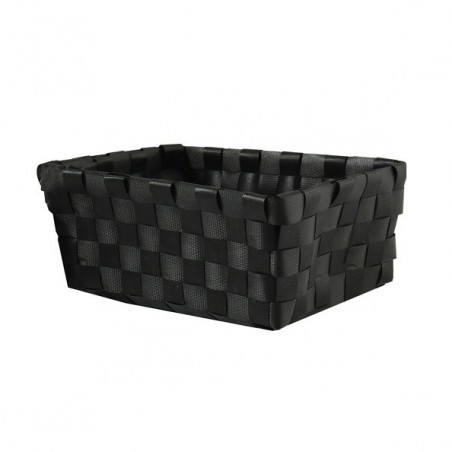 Panier de rangement 10x10x7,5cm Noir MSV