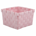 Panier de rangement 10x10x7,5cm Rose Pastel MSV