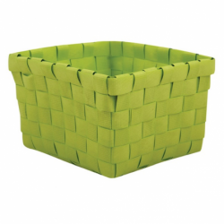 MSV Panier de rangement 10x10x7,5cm Vert