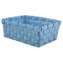 Panier de rangement 19x14x8cm Bleu Pastel MSV