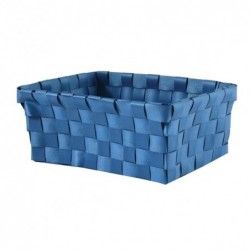 MSV Panier de rangement 19x14x8cm Bleu Marine