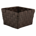 Panier de rangement 14x14x9cm Chocolat MSV
