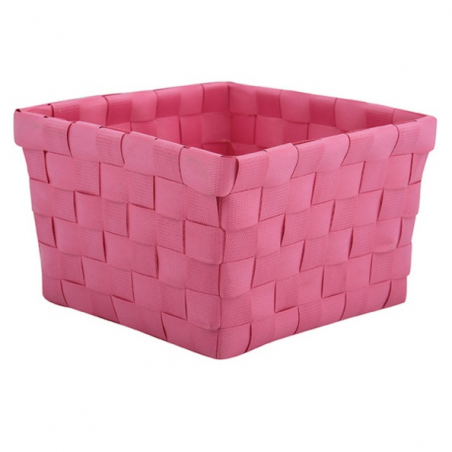 Panier de rangement 14x14x9cm Fuschia MSV