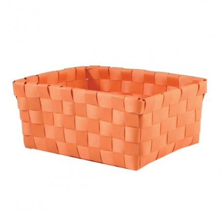 Panier de rangement 19x14x8cm Orange Pastel MSV
