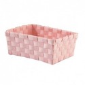 Panier de rangement 19x14x8cm Rose Pastel MSV