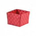 Panier de rangement 14x14x9cm Rouge MSV