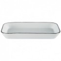 Plateau Porcelaine VISBY Noir & Blanc Spirella