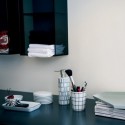 Plateau Porcelaine VISBY Noir & Blanc Spirella