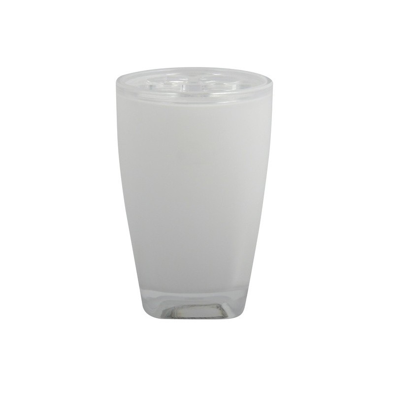 Acrylic Toothbrush Holder TAHITI White MSV