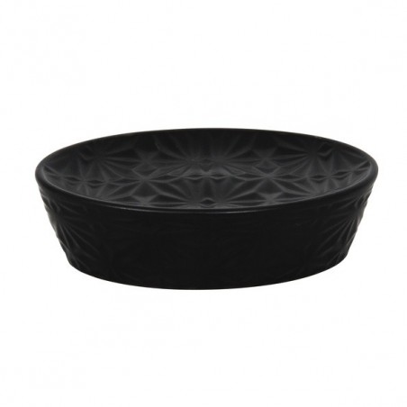 Jabonera de Cerámica VENISE Negro MSV