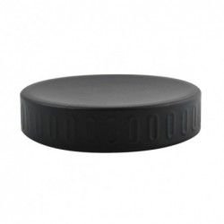 Steel soap dish HABANA Black MSV