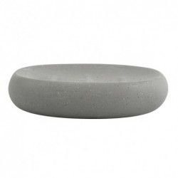Ceramic soap dish BALI Gray stone look MSV