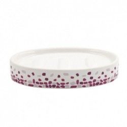 Porte Savon Céramique BREST Fuschia MSV