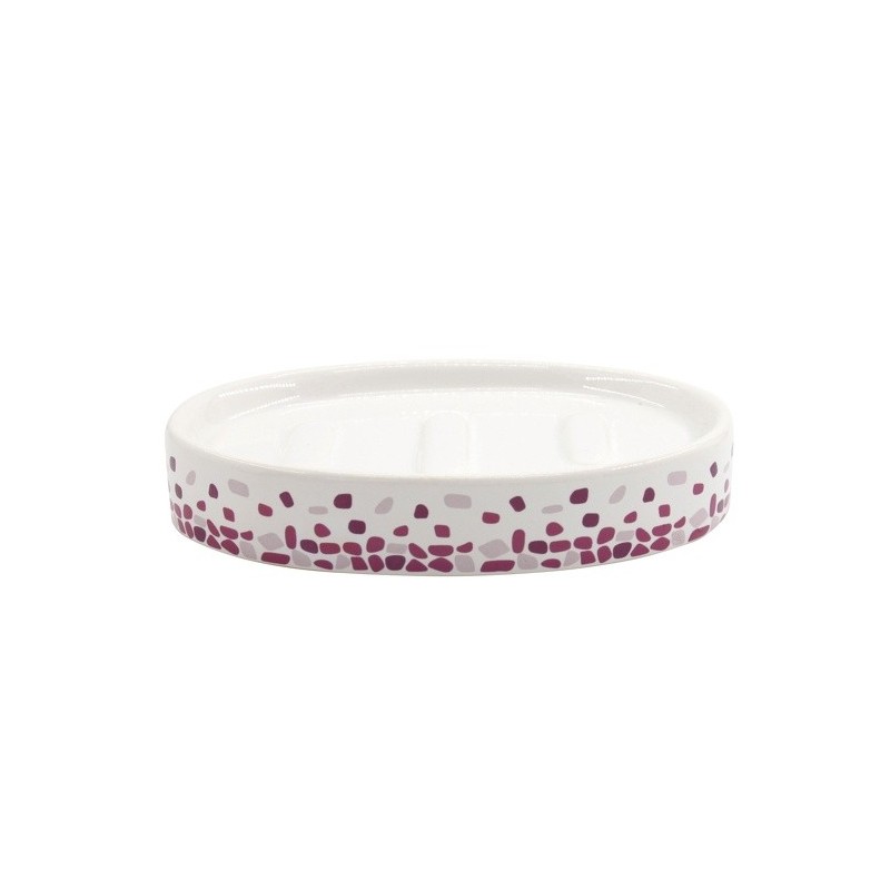 Jabonera de Cerámica BREST Fucsia MSV