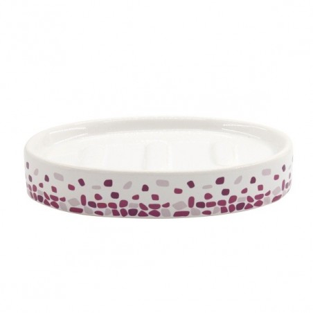 Porte Savon Céramique BREST Fuschia MSV