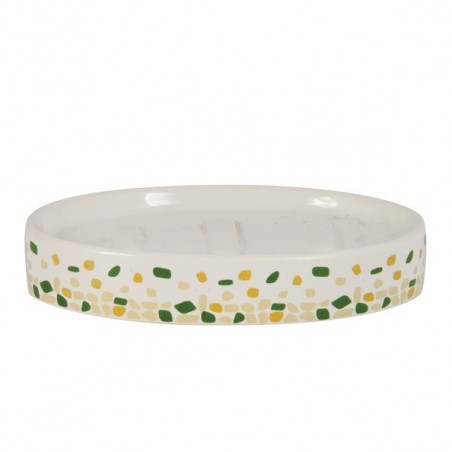 Porte Savon Céramique BREST Vert MSV