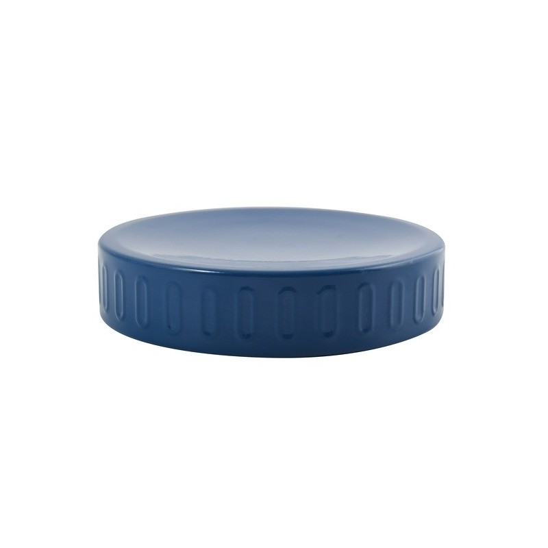 Steel soap dish HABANA Dark Blue MSV