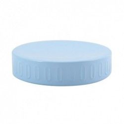 Steel soap dish HABANA Pastel Blue MSV