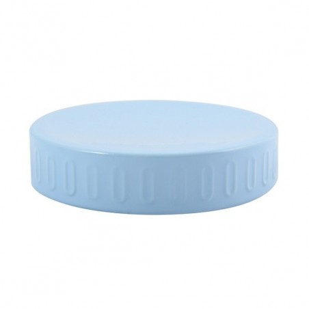 Steel soap dish HABANA Pastel Blue MSV