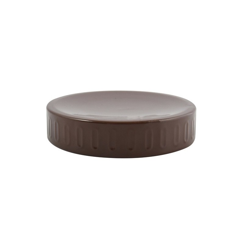 Steel soap dish HABANA Chocolate MSV