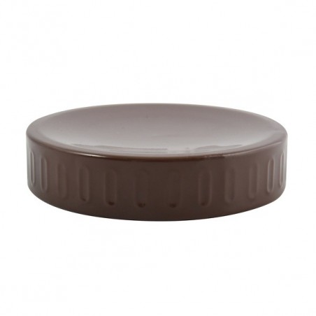 Steel soap dish HABANA Chocolate MSV