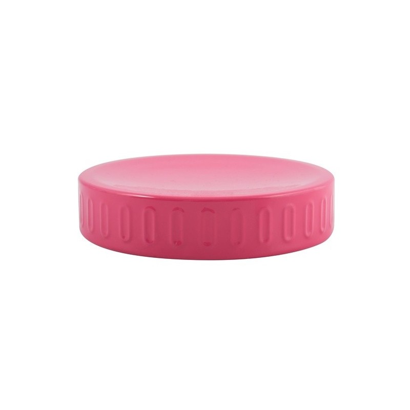 Jabonera Acero HABANA Fucsia MSV