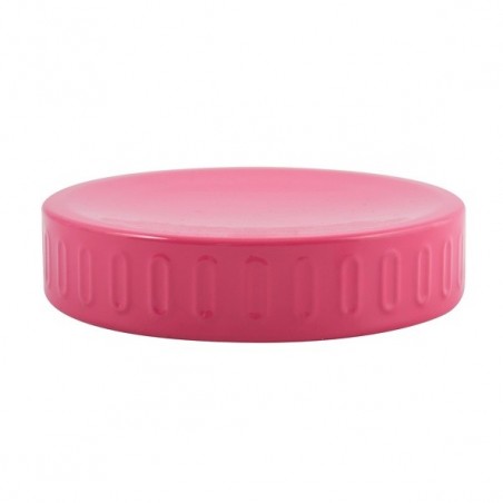 Jabonera Acero HABANA Fucsia MSV