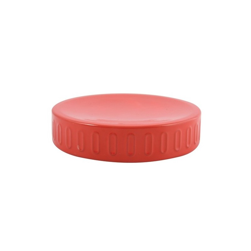 Porte Savon Acier HABANA Rouge MSV