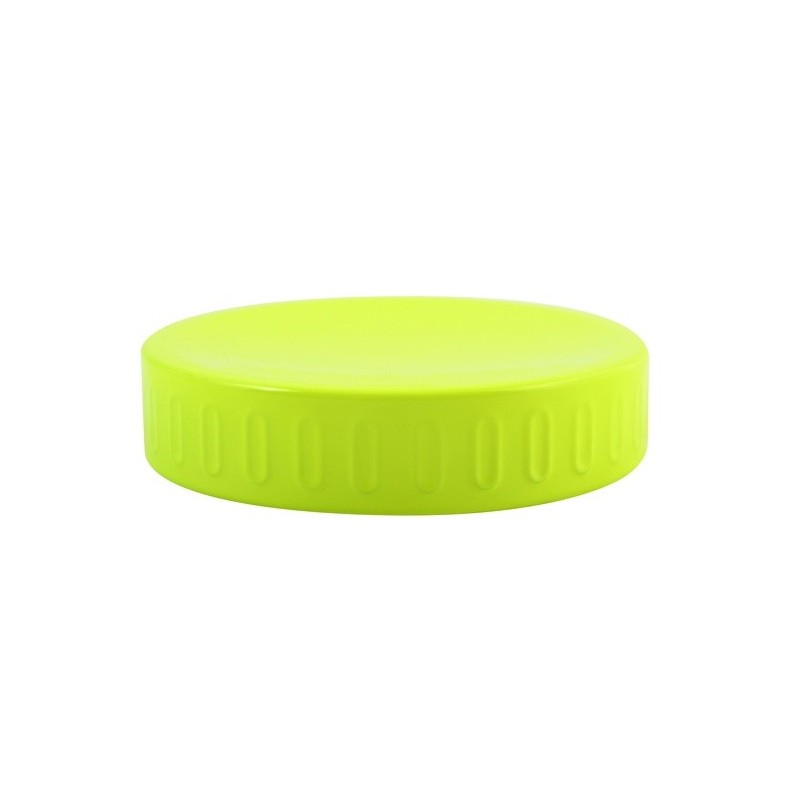 Steel soap dish HABANA Green MSV