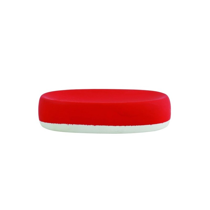 Portasapone ceramica CAGLIARI Rossa MSV