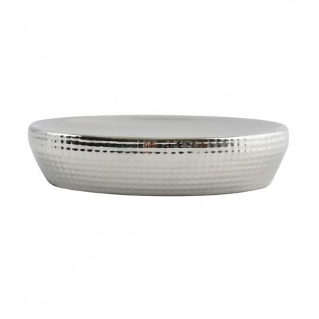 Ceramic soap dish DALLAS Silver MSV