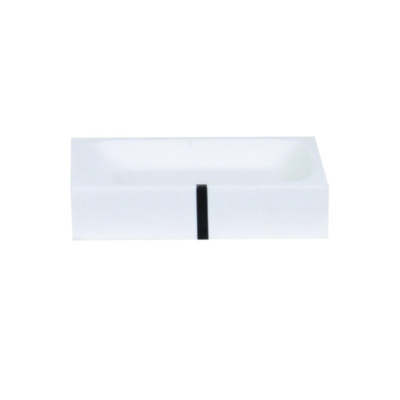 Polyresin soap dish DUBAI White MSV