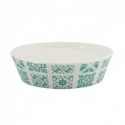 Ceramic soap dish SINTRA Turquoise Blue MSV