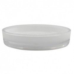 Porte Savon Acrylique TAHITI Blanc MSV